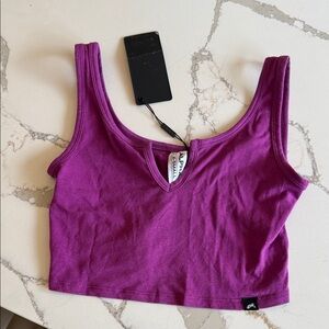 Alphalete Magenta Crop Tank